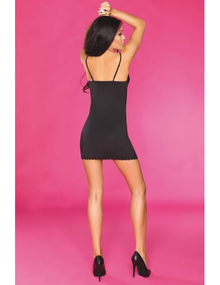 Marion t-shirt night with thongs black, Livia Corsetti lc 90255