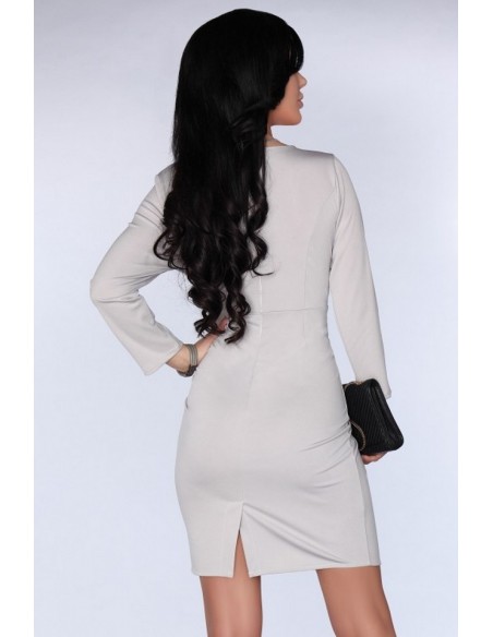 Bilyana dress women's with flounce long sleeves, Merribel 1714