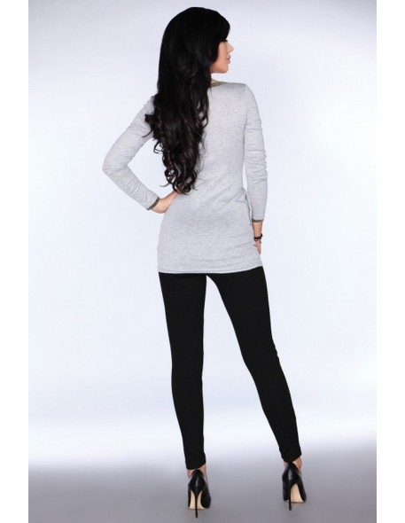 Tunic women's with long sleeve grey, Merribel...