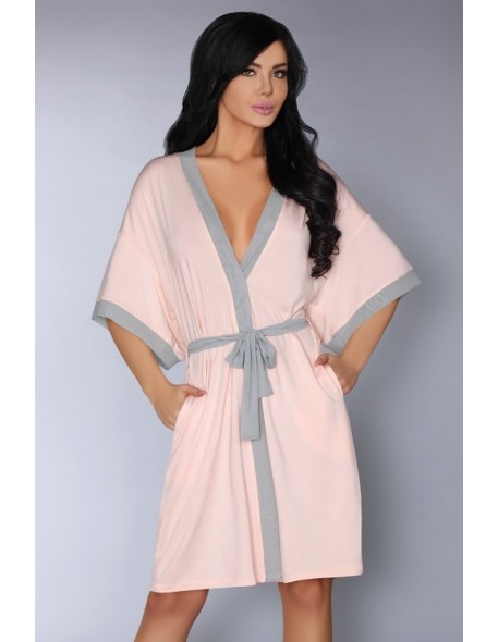 Aoidea bathrobe ladies' with short sleeve,...