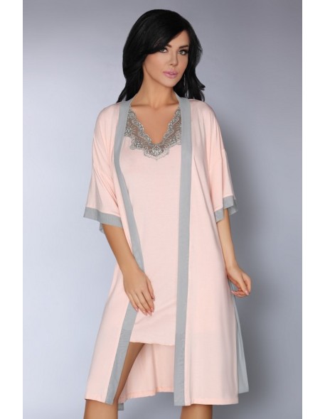 Aoidea bathrobe ladies' with short sleeve,...