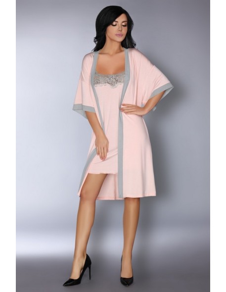 Aoidea bathrobe ladies' with short sleeve,...