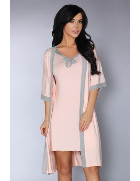 Aoidea bathrobe ladies' with short sleeve,...