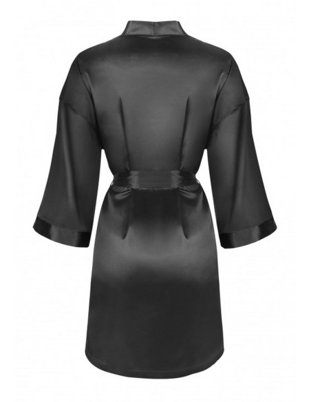 Dorettela bathrobe ladies' satin black, Livia Corsetti lc 90394