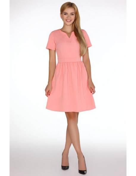 Marelna sukienka damska krótki rękaw...