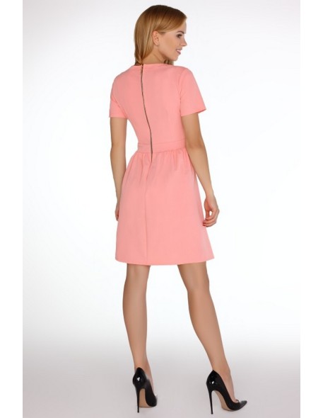 Marelna sukienka damska krótki rękaw...