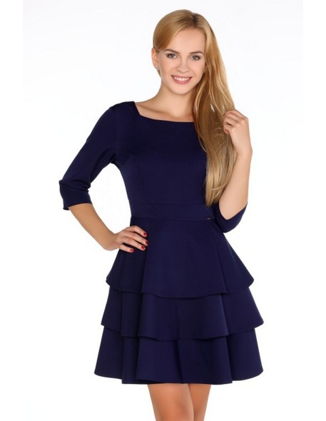Reethan dress women's with frills 3/4 sleeve...