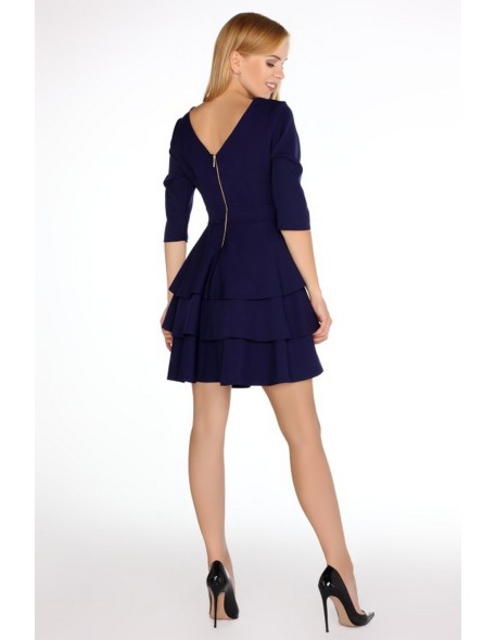 Reethan dress women's with frills 3/4 sleeve...