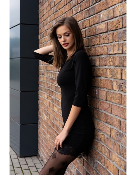 Beverlem sukienka damska mini z rękawem 3/4...