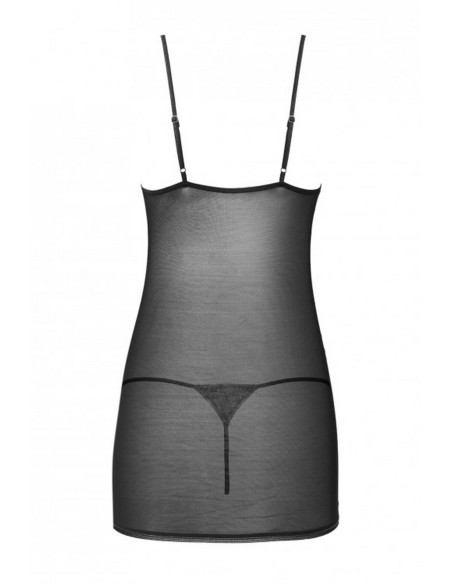 Loritan koszulka nocna ze stringami czarna, Livia Corsetti lc 99185 