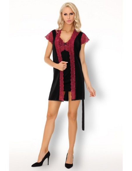 KuMiko peniuar with short sleeve bathrobe ladies', Livia Corsetti lc 90428