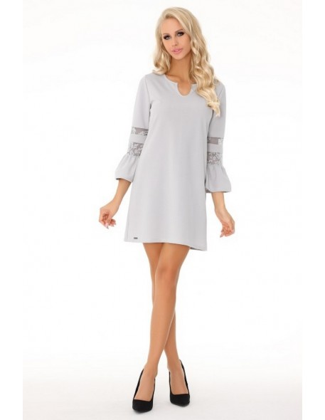 MEgarnina sukienka damska trapezowa z...