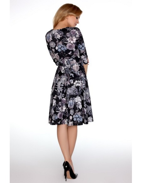 Anorin dress women's midi 3/4 sleeve floral pattern, Merribel fz1739