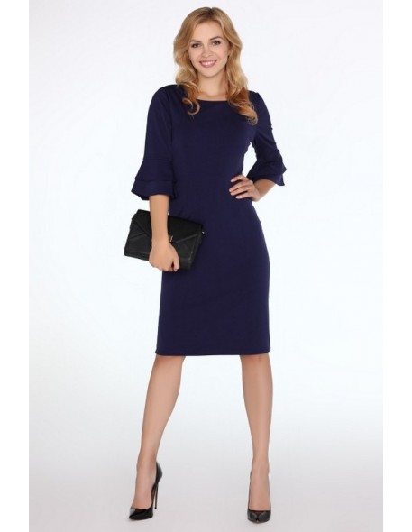 Keretemin dress women's midi sleeves with...