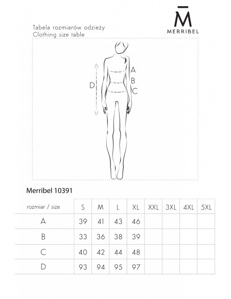 Sukienka damska mini koronkowa długi rękaw niebieska, Merribel 10391d