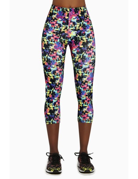 Legginsy sports women's patterned 3/4 Bas Bleu...