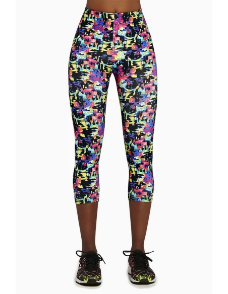 Legginsy sports women's patterned 3/4 Bas Bleu Revel 70
