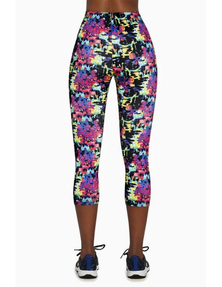 Legginsy sports women's patterned 3/4 Bas Bleu Revel 70
