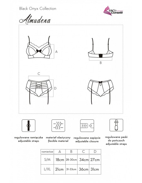 Almudena set bra + briefs, Livia Corsetti lc 90488