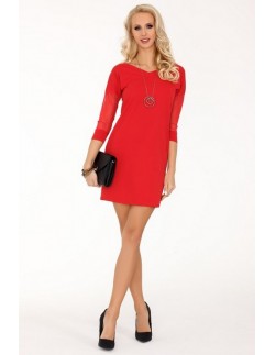 Betanisa sukienka damska z ozdobnymi rękawami 3/4... 2