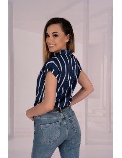 Ouranila blouse women's sleeveless navy blue v, Merribel... 2