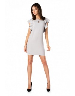 Marjoleina sukienka damska z falbanami przy ramionach... 2