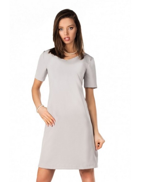 Minar dress women's with short sleeve grey, Merribel 85476