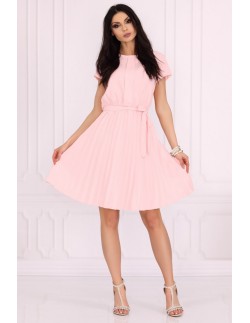 Medesia dress women's midi wiązana in waist powdery,... 2