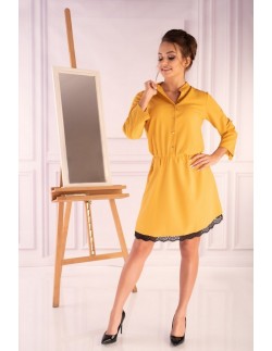 Jentyna dress women's with rękawami 3/4 yellow, Merribel... 2