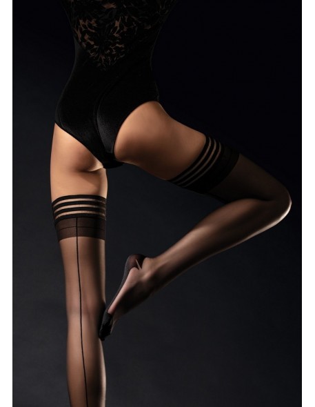 Femme fatale stockings self-supporting 20 den, Fiore