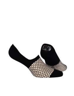 Mokasynka socks women's patterned with poliamidem bright...