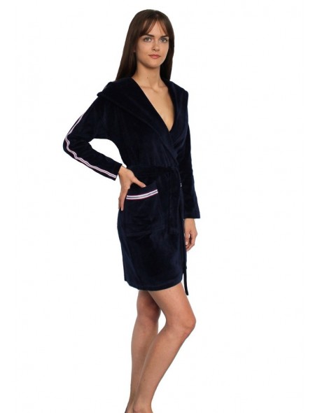 Lampas bathrobe ladies' short s-2xl, De Lafense 424