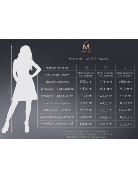 Mistinam dress women's with flowers with long sleeve, Merribel d77