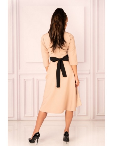 Miramen dress women's midi with 3/4 sleeve...