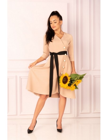 Miramen dress women's midi with 3/4 sleeve...