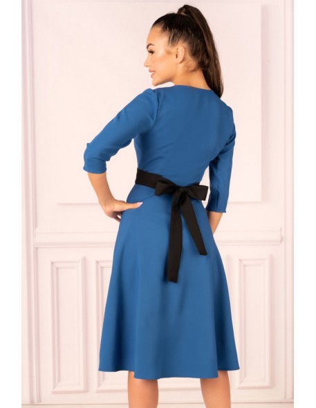 Miramen dress women's midi with 3/4 sleeve...