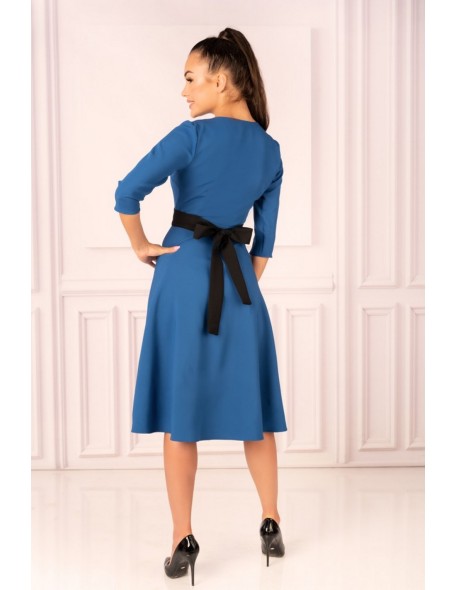 Miramen dress women's midi with 3/4 sleeve...