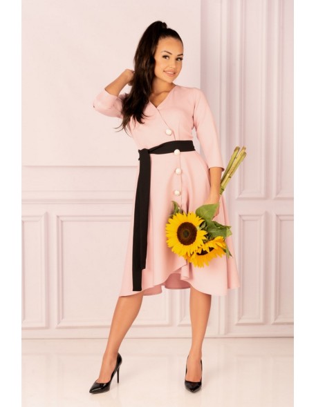 Miramen dress women's midi with 3/4 sleeve...