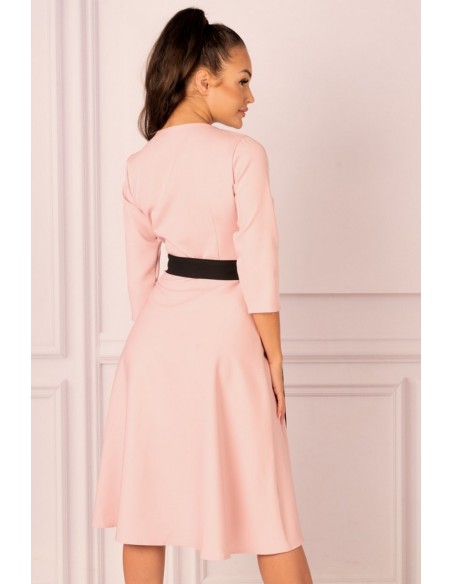 Miramen dress women's midi with 3/4 sleeve powdery, Merribel