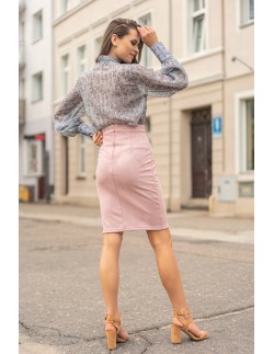 Nadriela bluzka damska z długim rękawem szara, Merribel b8 2