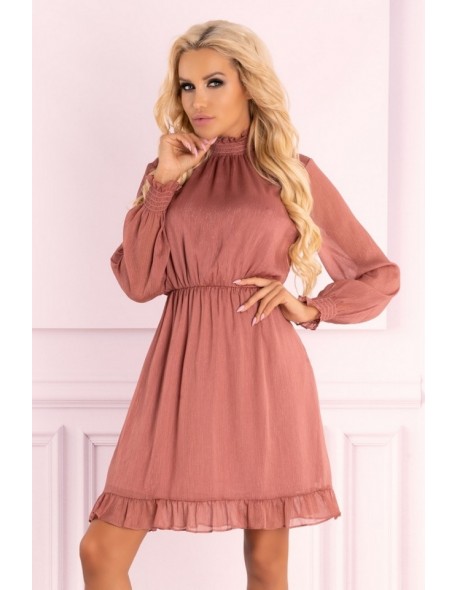 Collya dress women's with long sleeve powder...