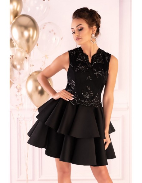 Karieela dress women's mini with falbanami...