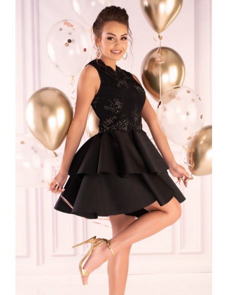 Karieela dress women's mini with falbanami...