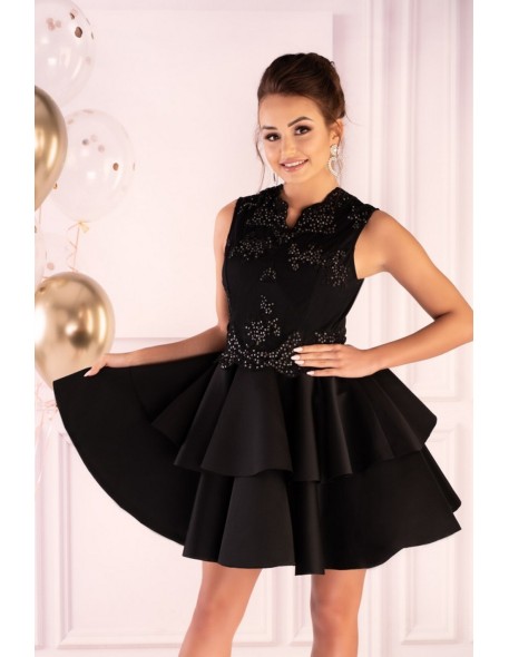 Karieela dress women's mini with falbanami...