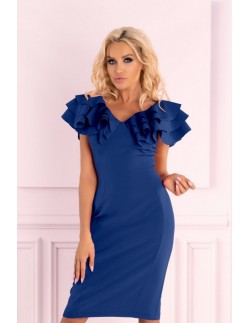 Maxtira dress women's with falbanami na ramionach... 2