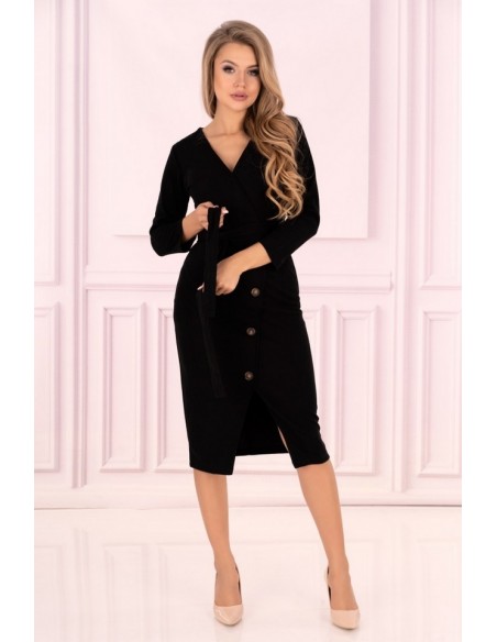 Granisma dress women's pencil skirt with long sleeve black, Merribel 85634