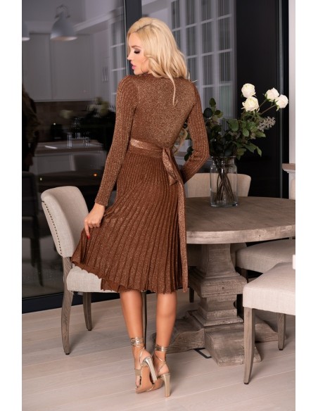 Dress frojene camel fz1755, Merribel