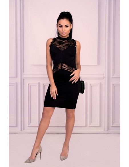 Passione dress women's mini sleeveless black, Merribel 90536