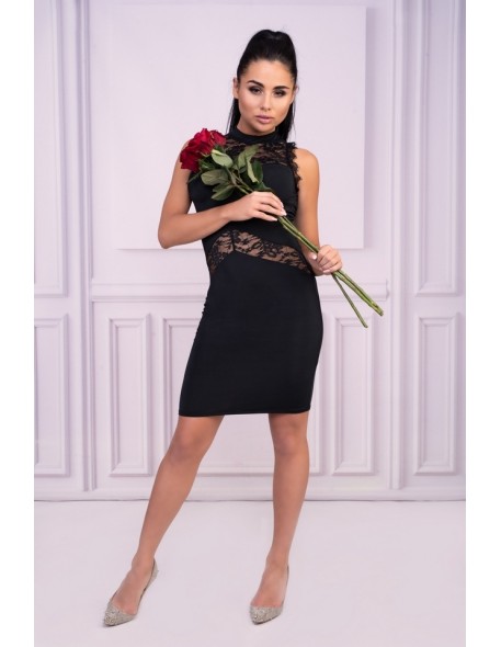 Passione dress women's mini sleeveless black,...