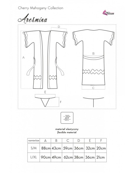 Aresmina bathrobe satin ladies', Livia Corsetti...